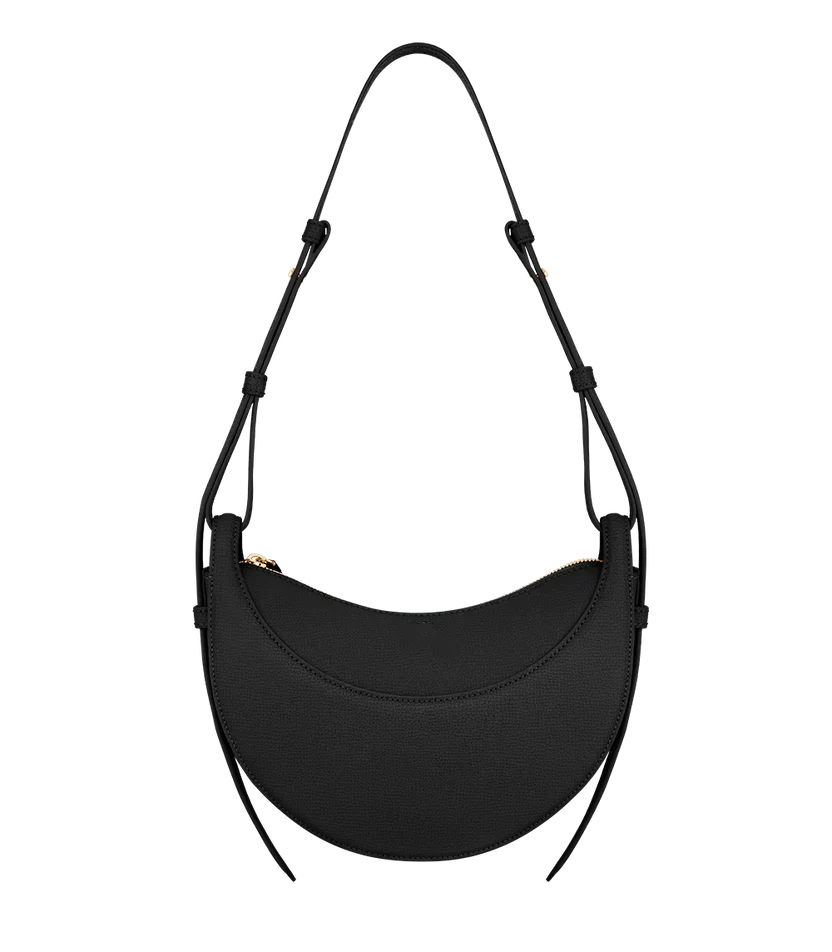 Vegan Leather Shoulder Bag Women UK – Crescent Design for Smart Casual Office & Everyday Use