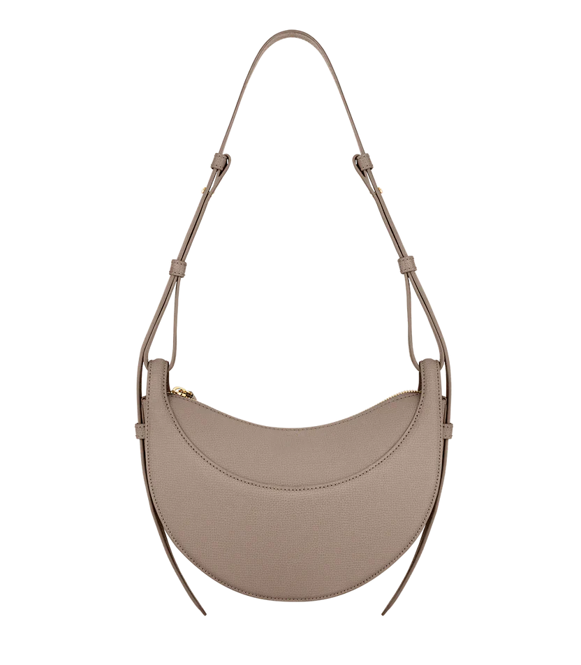 Vegan Leather Shoulder Bag Women UK – Crescent Design for Smart Casual Office & Everyday Use