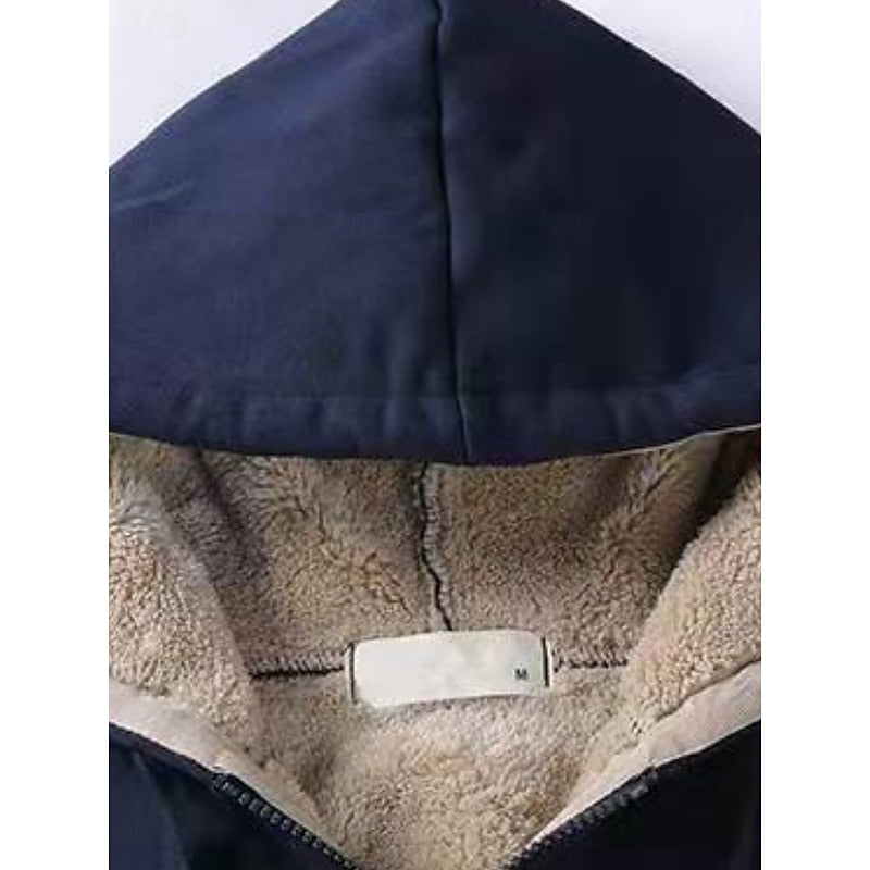 Cozy Hooded Zip Jacket for Women | Soft Fabric, Casual Style, Perfect for Layering