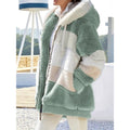 Cozy Hooded Zip-Up Jacket for Women - Soft Fabric, Casual Style, Everyday Wear