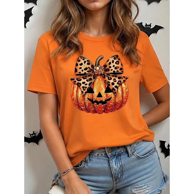 Halloween Graphic T-Shirt | Crew Neck | Cotton Material | Casual Wear