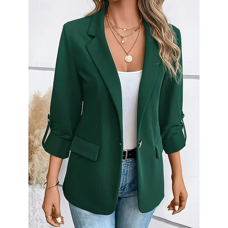 Tailored Open-Front Blazer for Women | Professional Office Attire | Versatile Fit