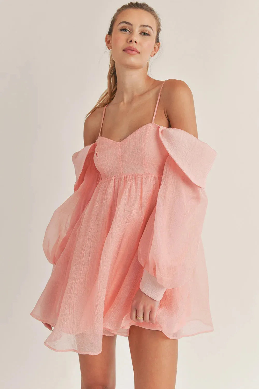 Floral Mini Dress Women UK – Off-Shoulder Gown, Summer Garden Party