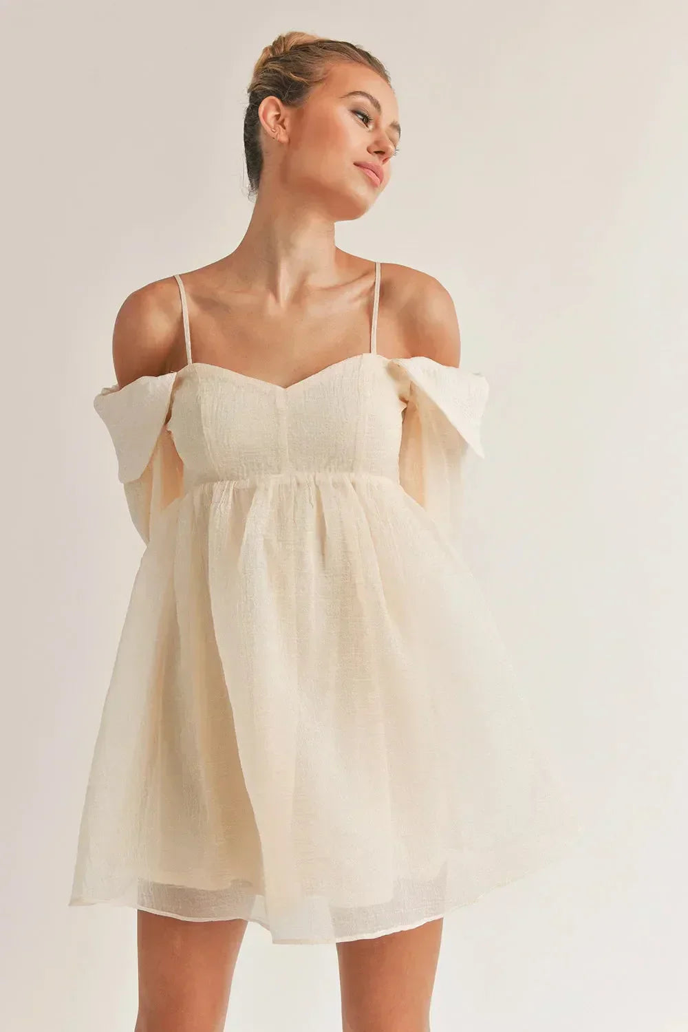 Floral Mini Dress Women UK – Off-Shoulder Gown, Summer Garden Party
