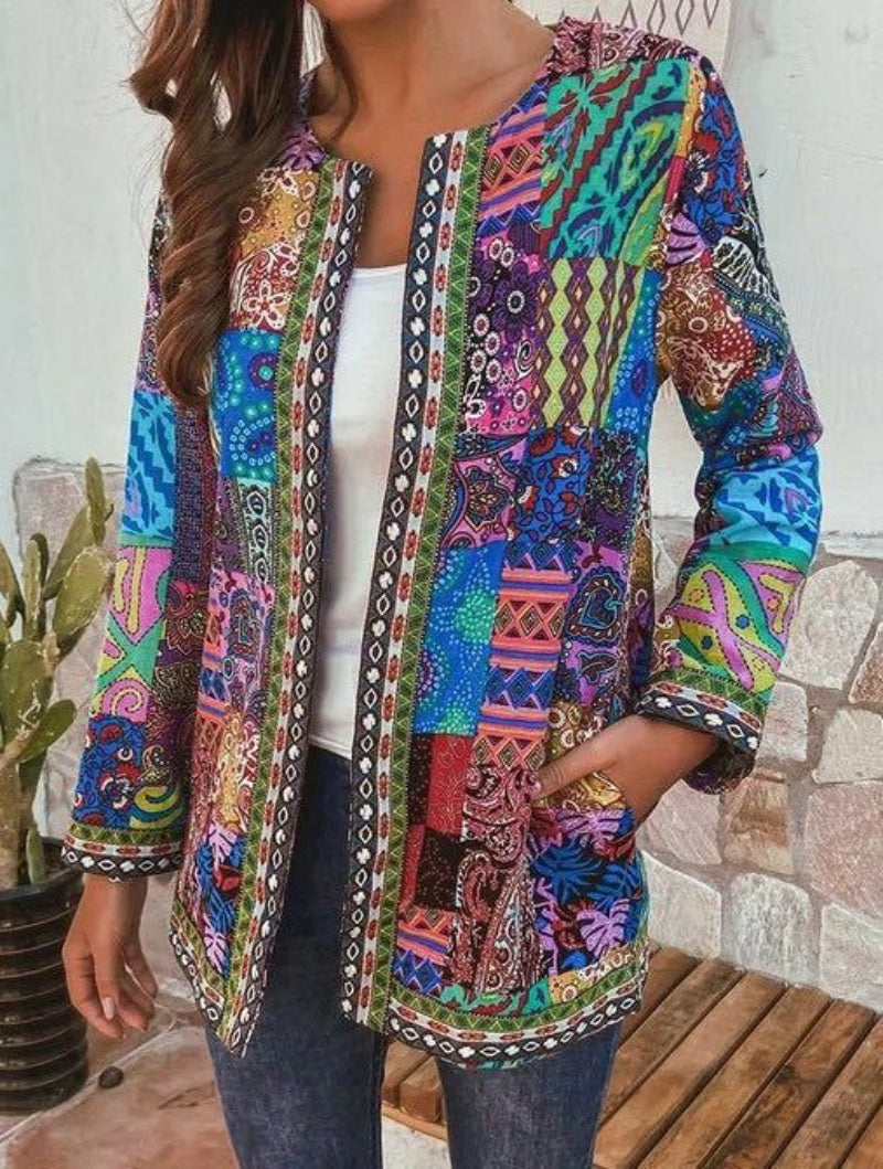 Women's Knitted Cardigan - Retro Vintage Style for Everyday Wear