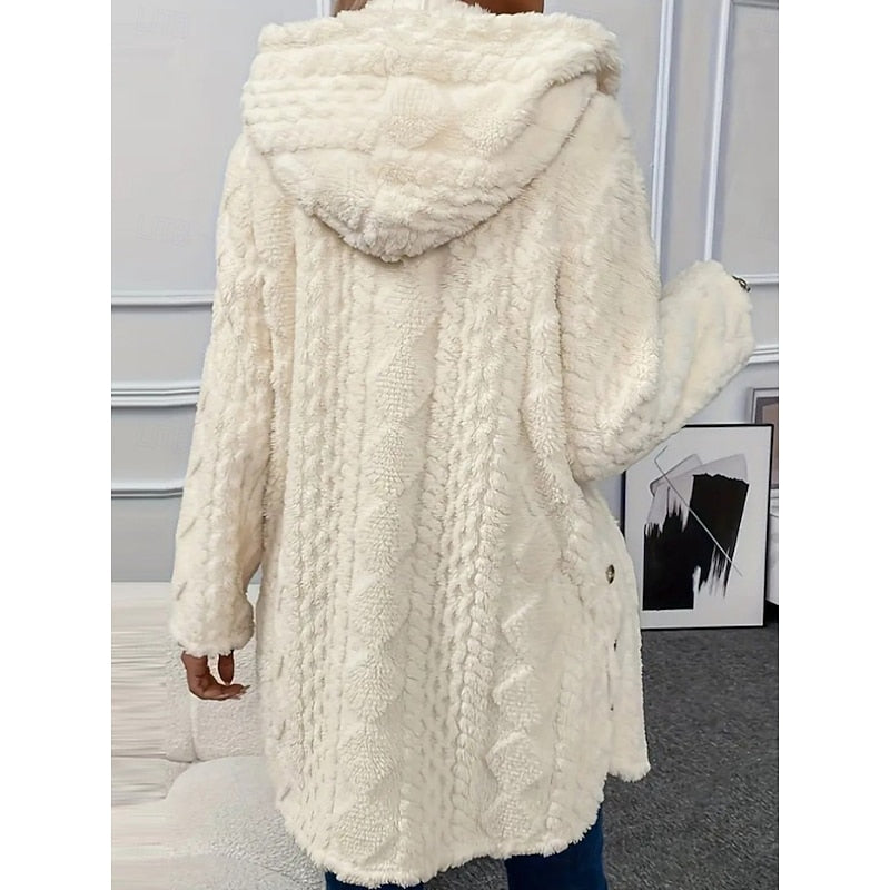 Cozy Hooded Jacket for Women | Soft Fabric | Casual Layering Piece