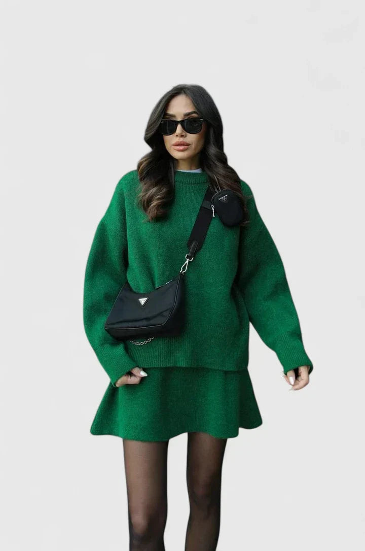 Comfortable Knit Jumper Set for Women | Cozy Casual Loungewear Outfit