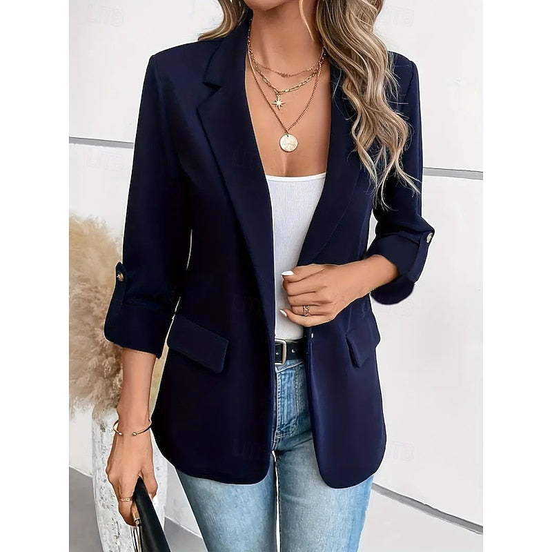 Tailored Open-Front Blazer for Women | Professional Office Attire | Versatile Fit
